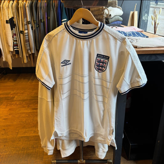 England Umbro 1999/01 Home Shirt White (Medium)