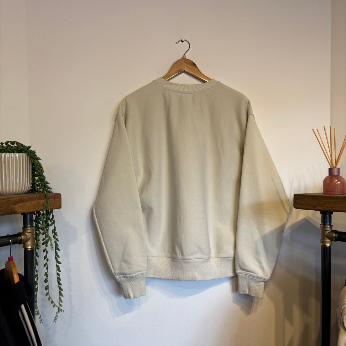 Stussy Property Of Crew Sweatshirt Cream (Small)