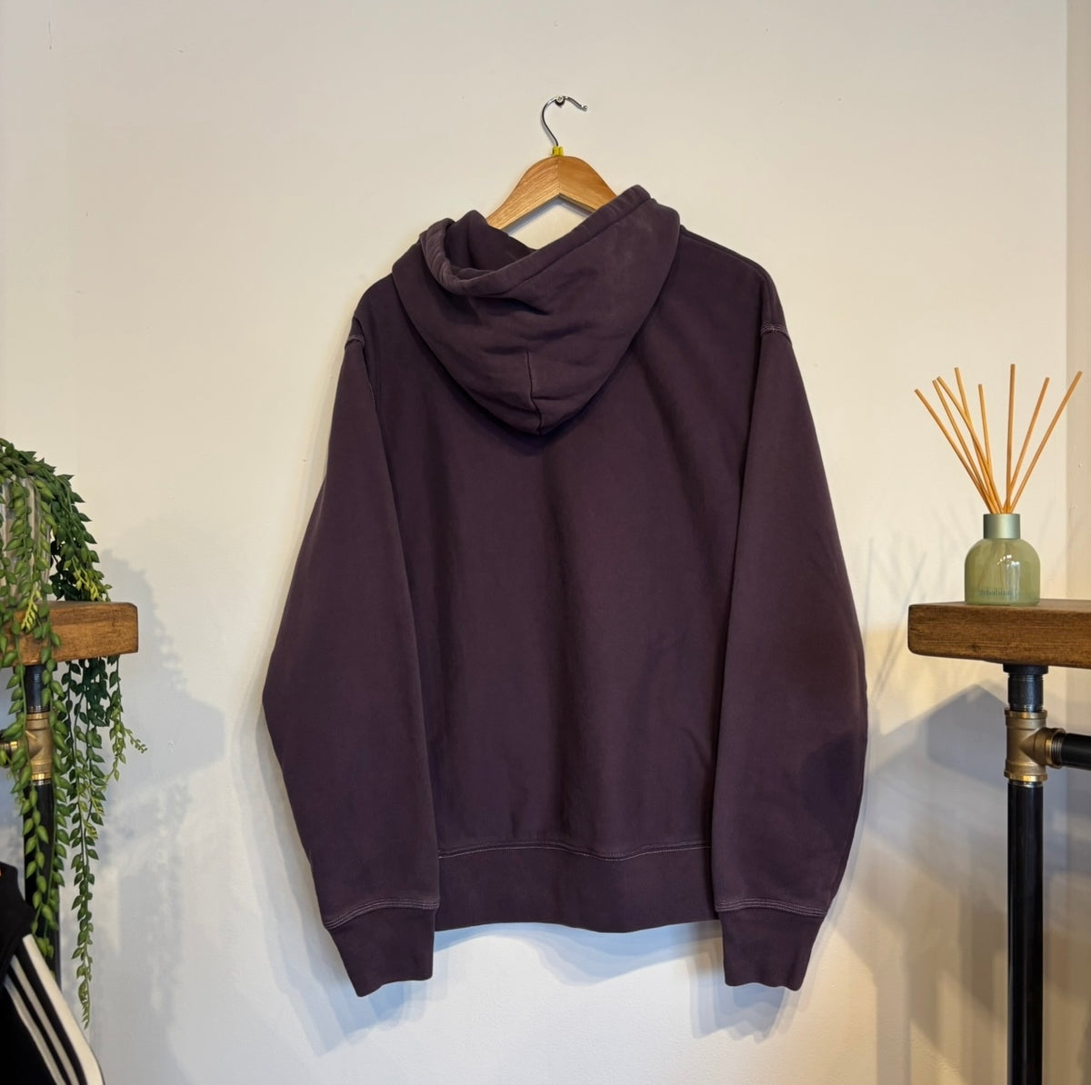 Stussy 8 Ball Applique Hoodie Purple (Medium)