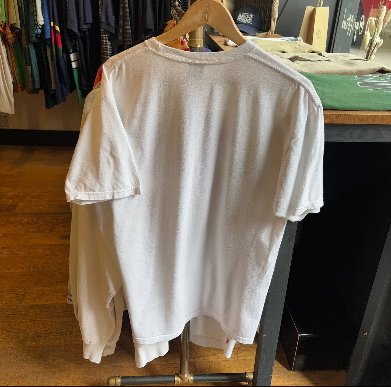 Stussy 2000's Graphic Print T-Shirt White (Large)
