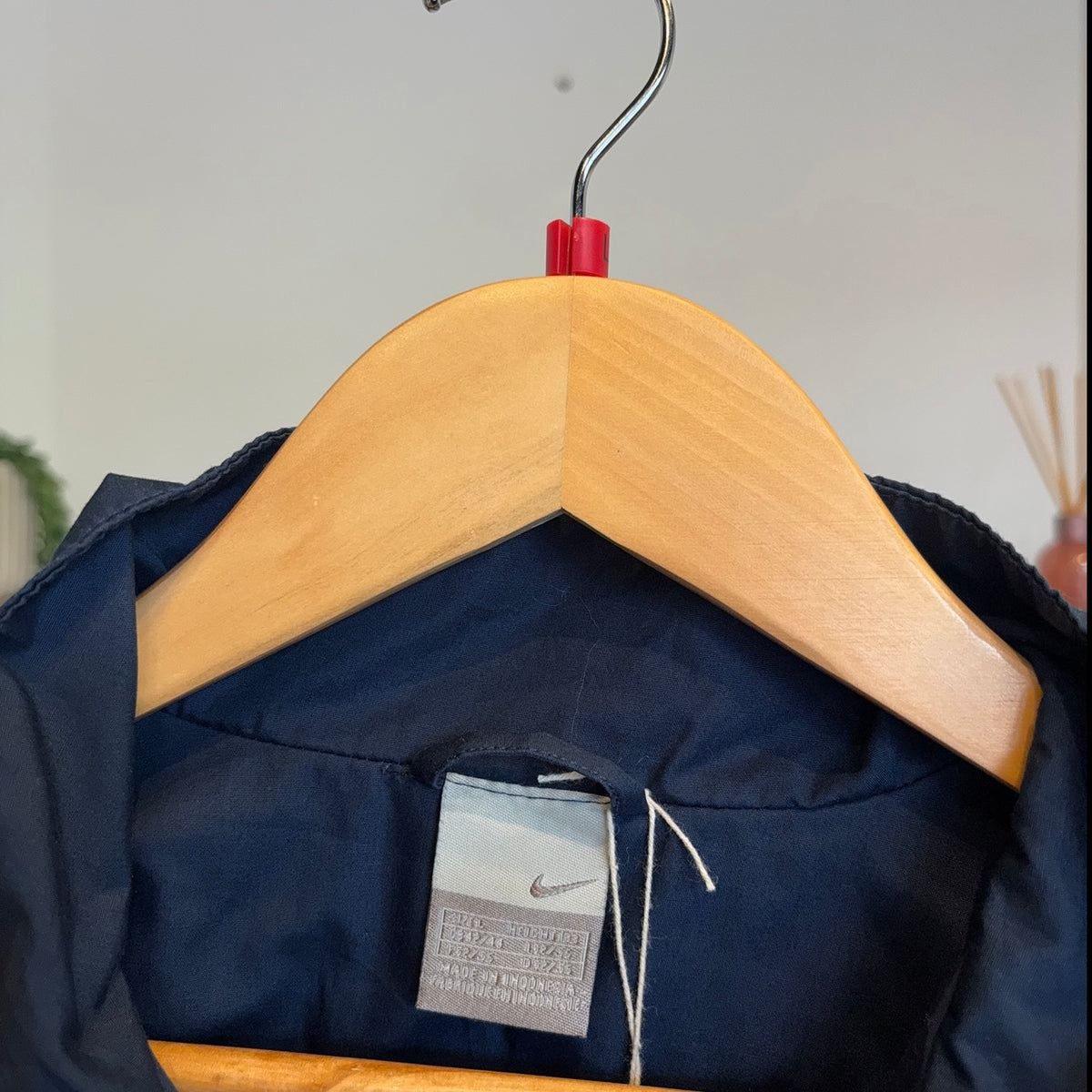 Nike Y2K Swoosh Windbreaker Jacket Navy (Large)