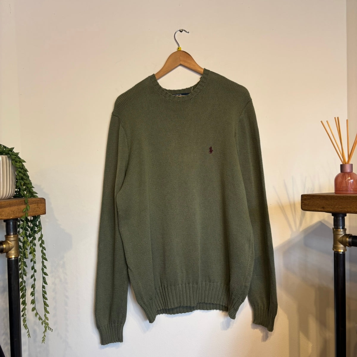 Ralph Lauren Pullover Knit Jumper Green (Medium)