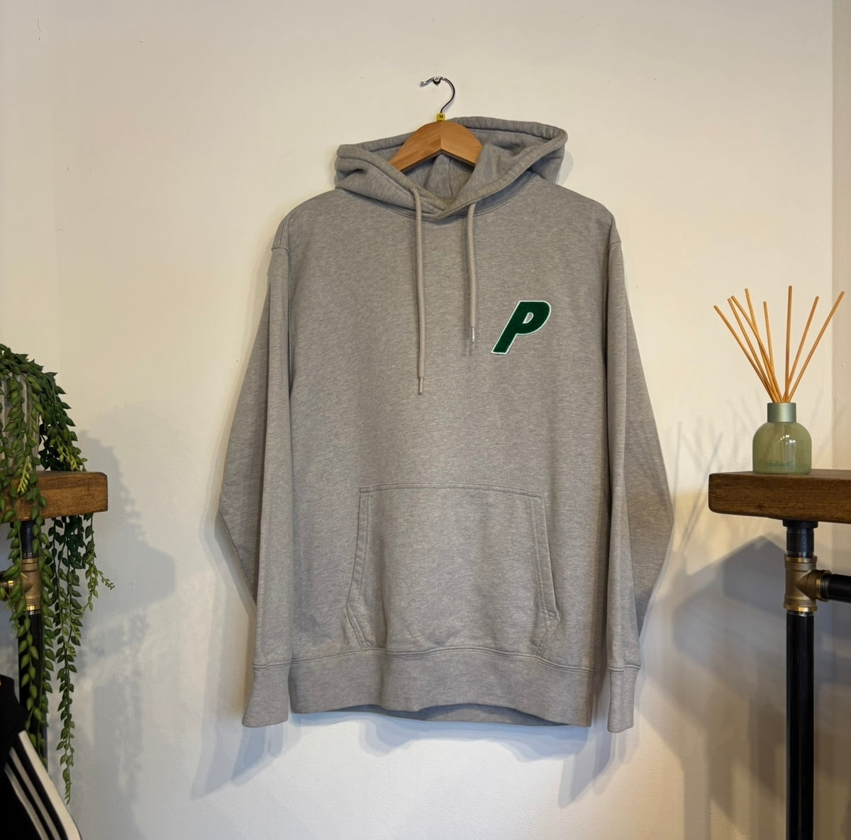 Palace SS20 Tri Chenille Hoodie Grey (Medium)