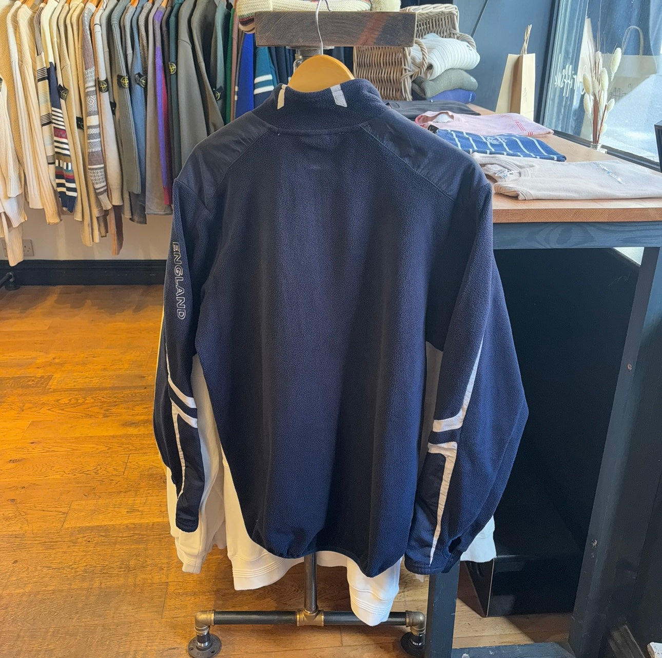 England Umbro 2000's Training Fleece Navy (Large)