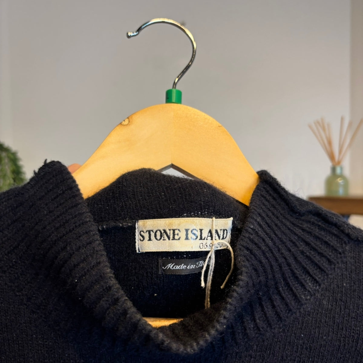 Stone Island A/W 2000 Pullover Knit Jumper Navy (XL)