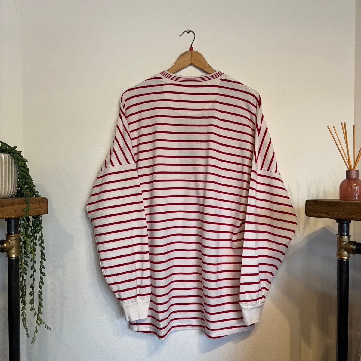 Palace FW21 Rule Longsleeve T-Shirt White/ Red (Large)