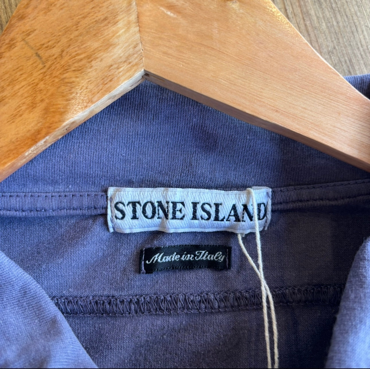 Stone Island Marina S/S 1996 Polo Shirt Blue (XL)