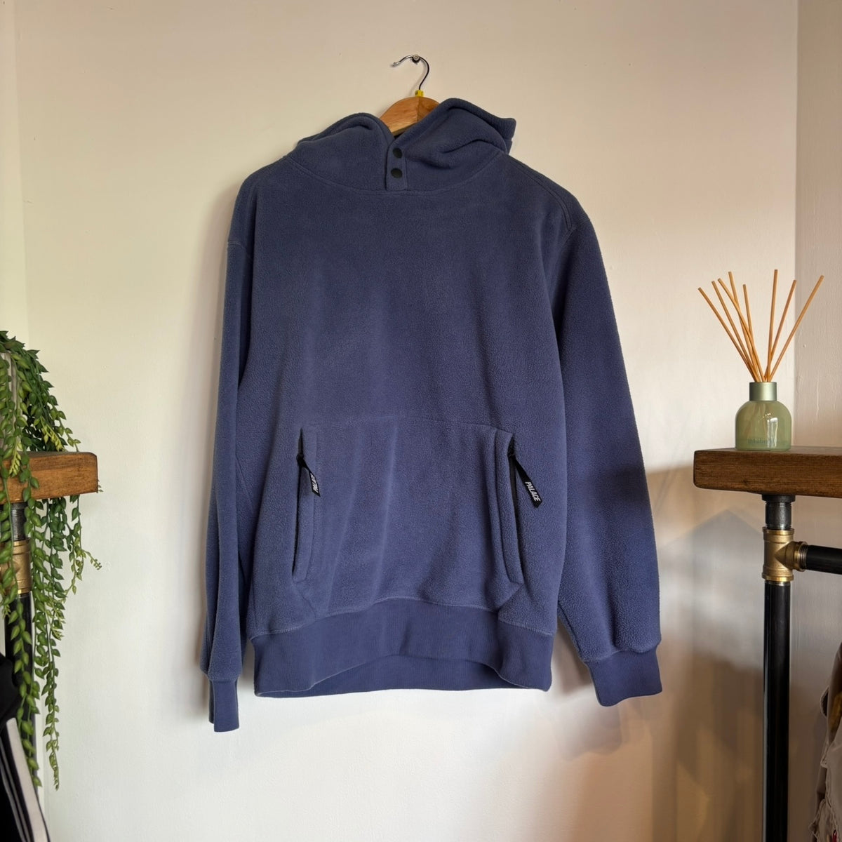 Palace FW17 Polartec Lazer Hoodie Blue (Medium)