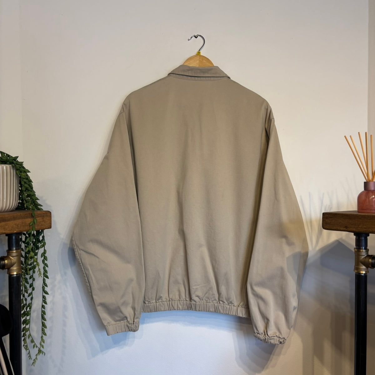 Ralph Lauren Harrington Zip Up Jacket Beige (Medium)