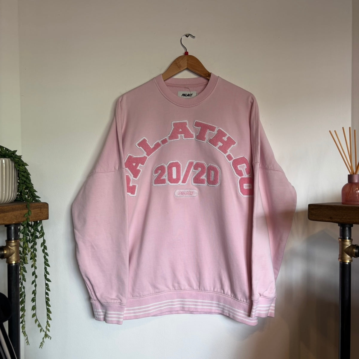 Palace SS20 20/20 Vision Crew Sweatshirt Pink (Large)