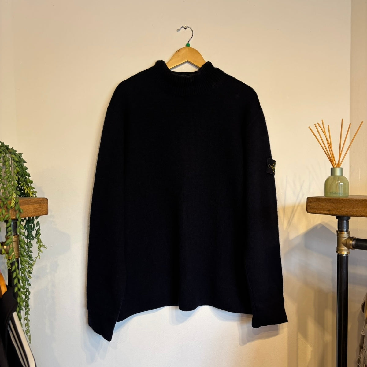 Stone Island A/W 2000 Pullover Knit Jumper Navy (XL)
