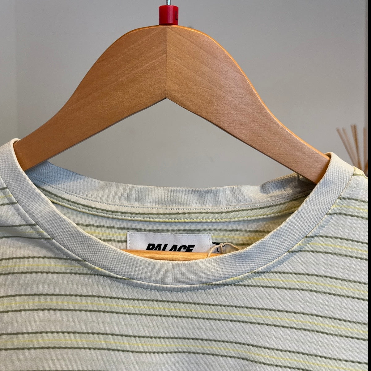 Palace SS24 Boxy Stripe T-Shirt Green (Large)