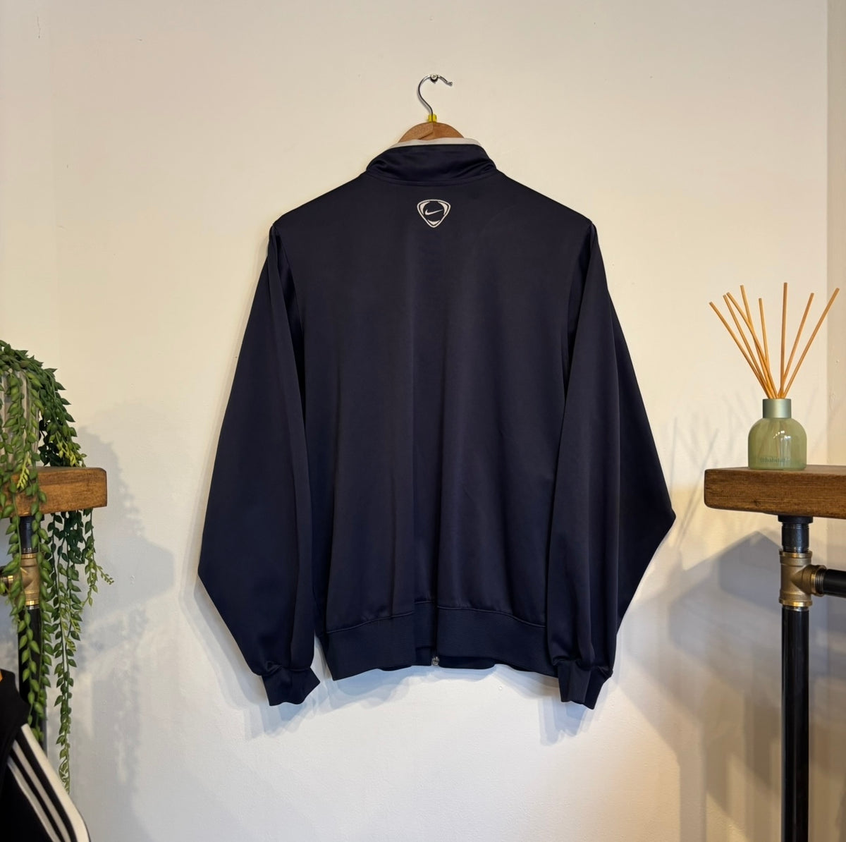 Nike T90 Pinstripe Track Jacket Navy (Medium)