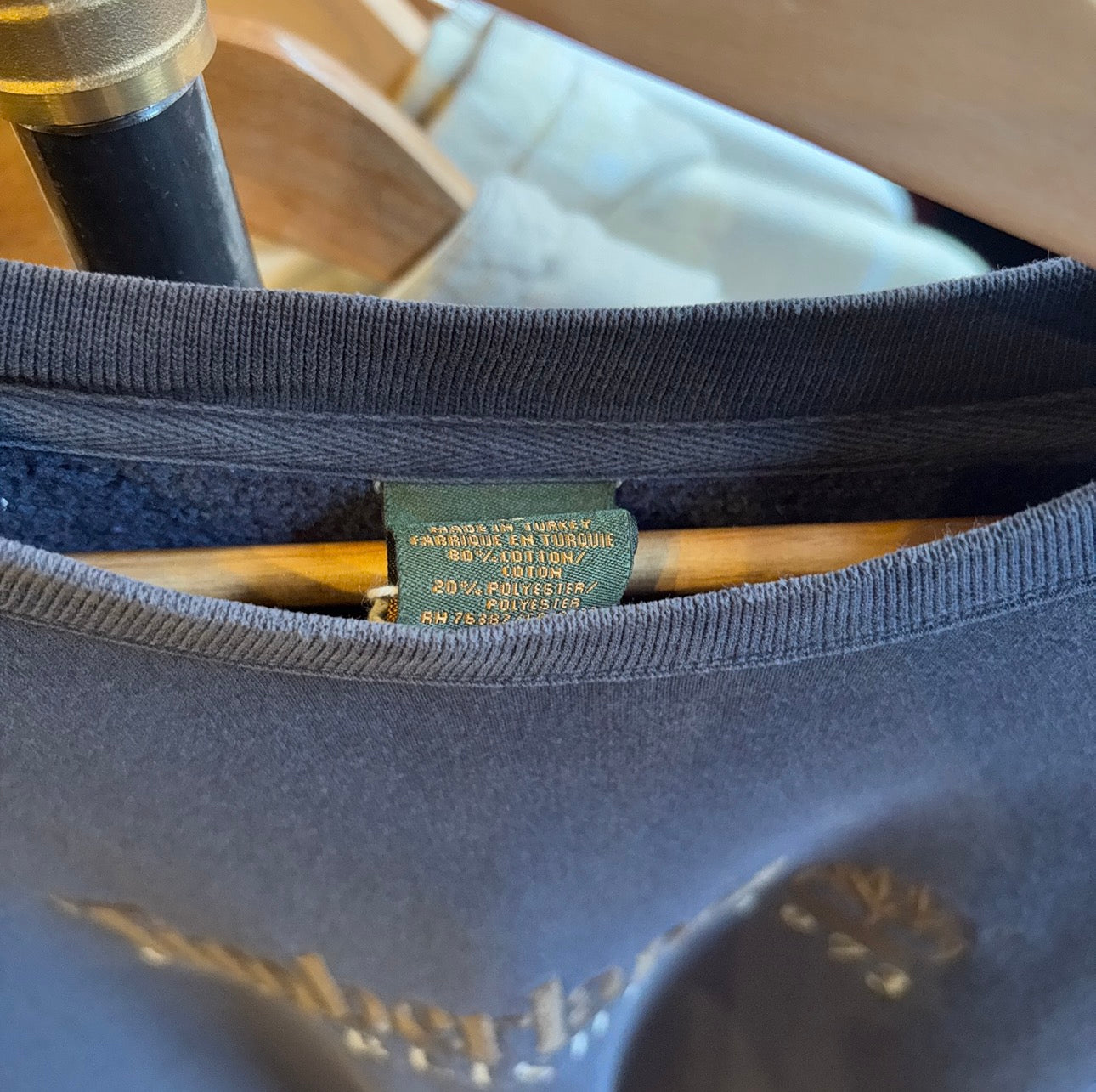 Timberland Weathergear Spellout Oversized Sweatshirt Navy (XL)