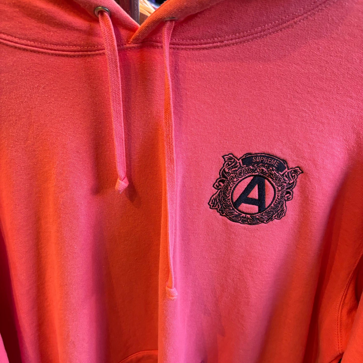 Supreme FW20 Anti Everything Hooded Sweatshirt Coral (XL)