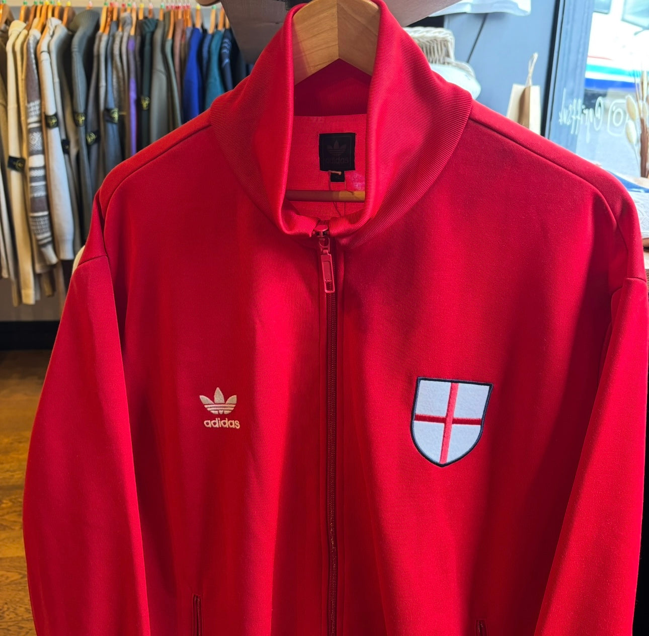 England Adidas 2006 World Cup Track Jacket Red (XL)
