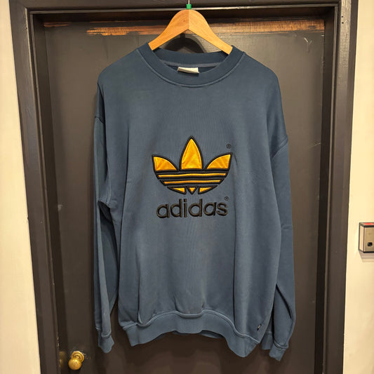 Adidas Spellout Oversized Sweatshirt Navy (XL)
