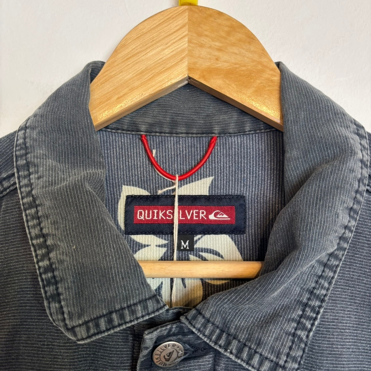 Quiksilver Workwear Style Button Up Jacket Grey (Medium)