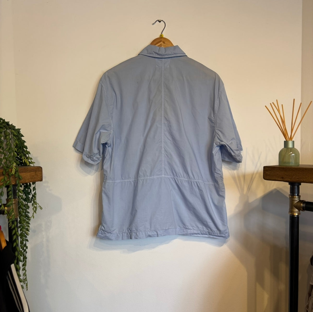 CP Company Popeline Button Shirt Light Blue (Medium)