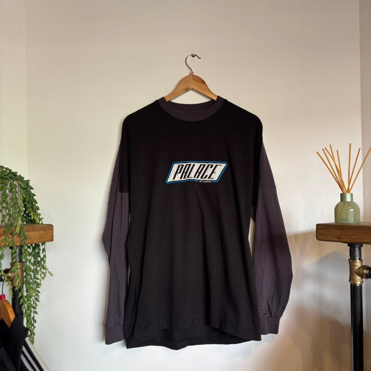 Palace FW19 Emo Bredda Longsleeve T-Shirt Black (Small)