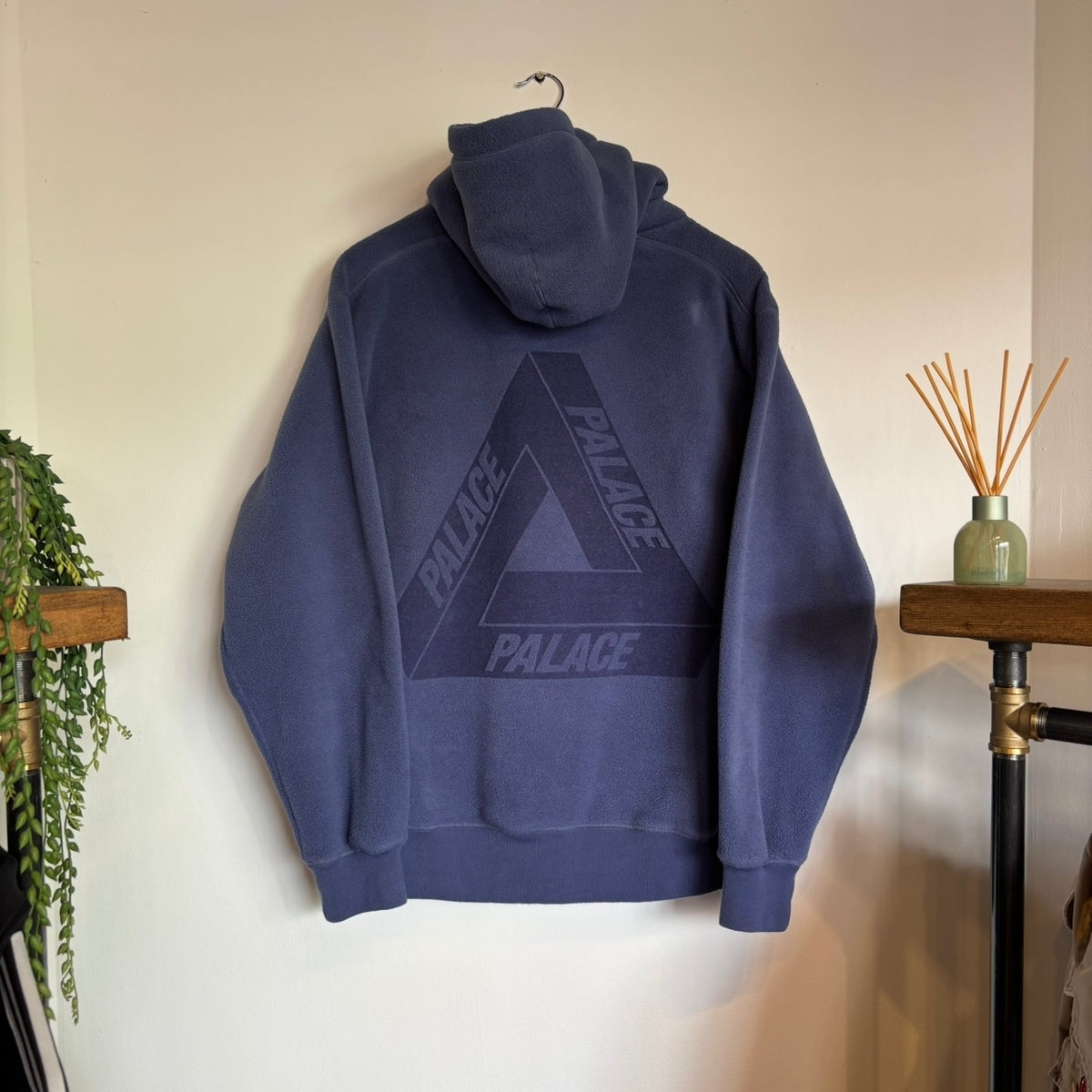 Palace FW17 Polartec Lazer Hoodie Blue (Medium)