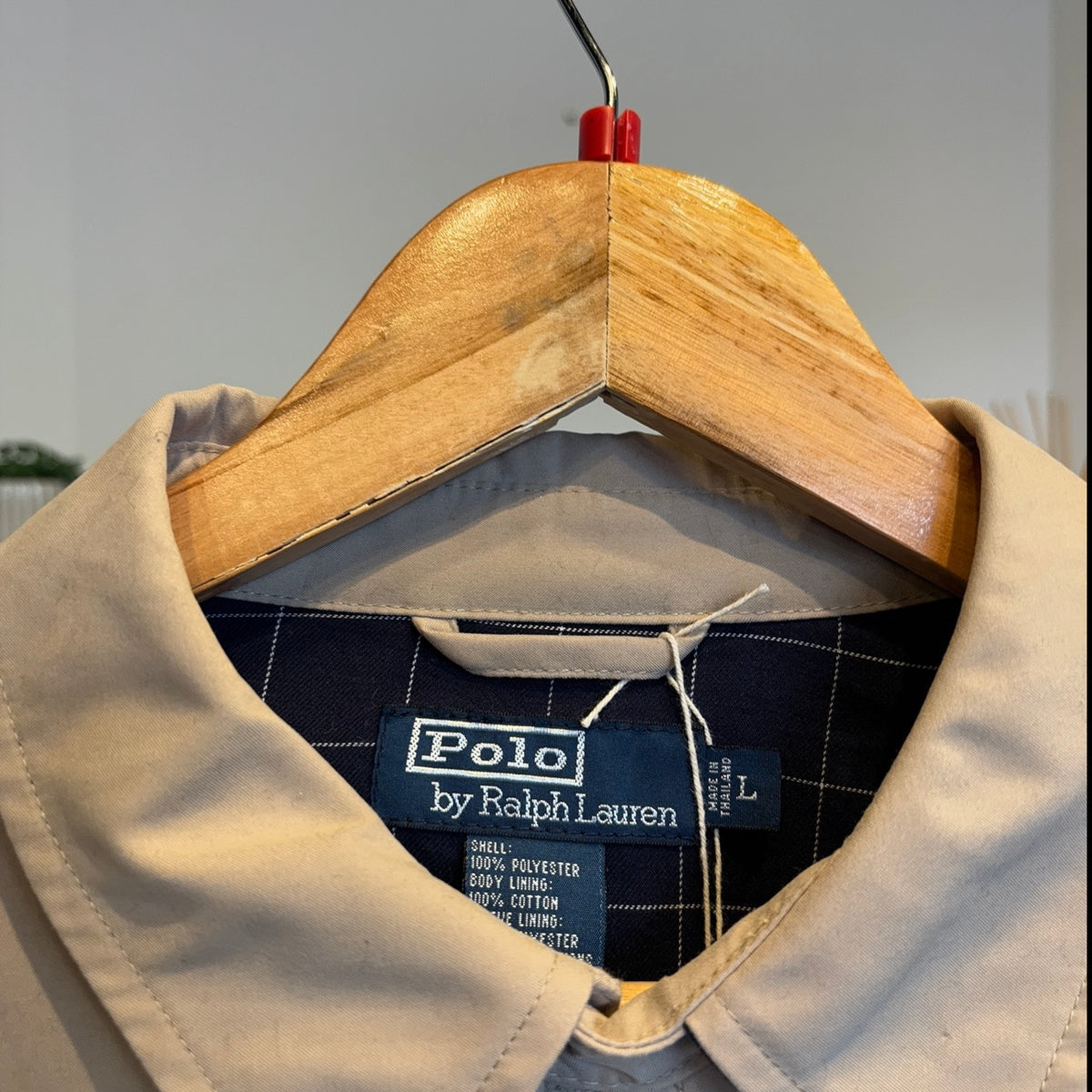 Ralph Lauren Harrington Zip Jacket Beige (Large)