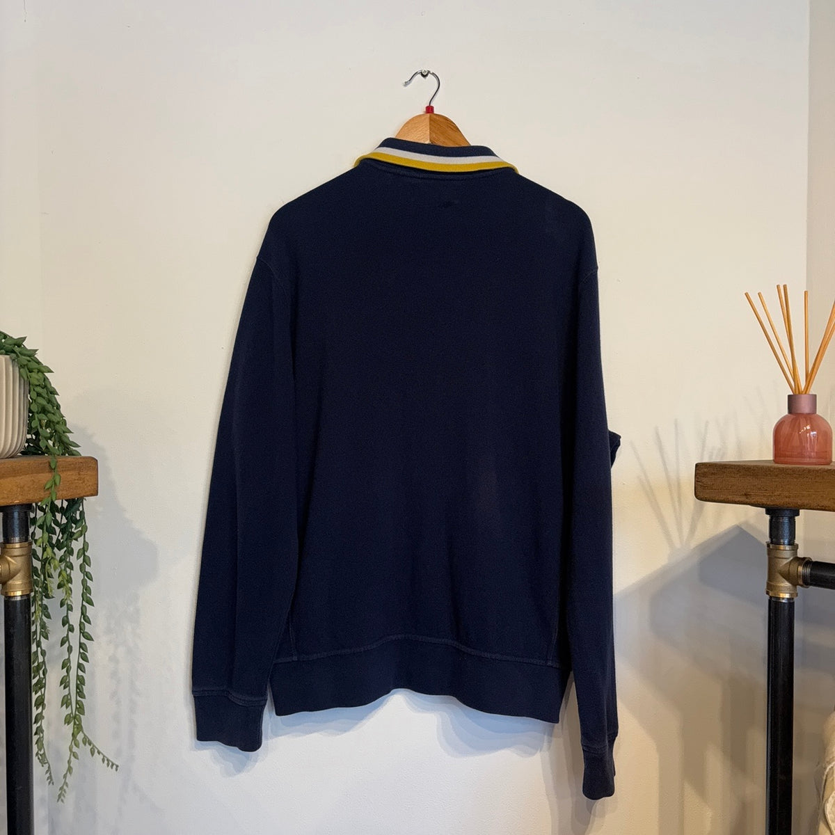 Ralph Lauren Full Zip Jumper Navy (Large)