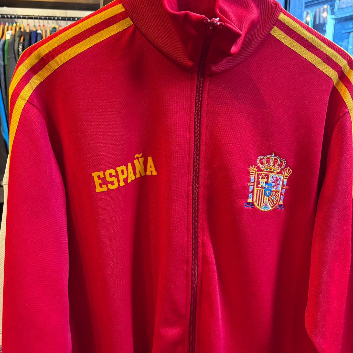 Spain Adidas 2006/07 Track Jacket Red (Medium)
