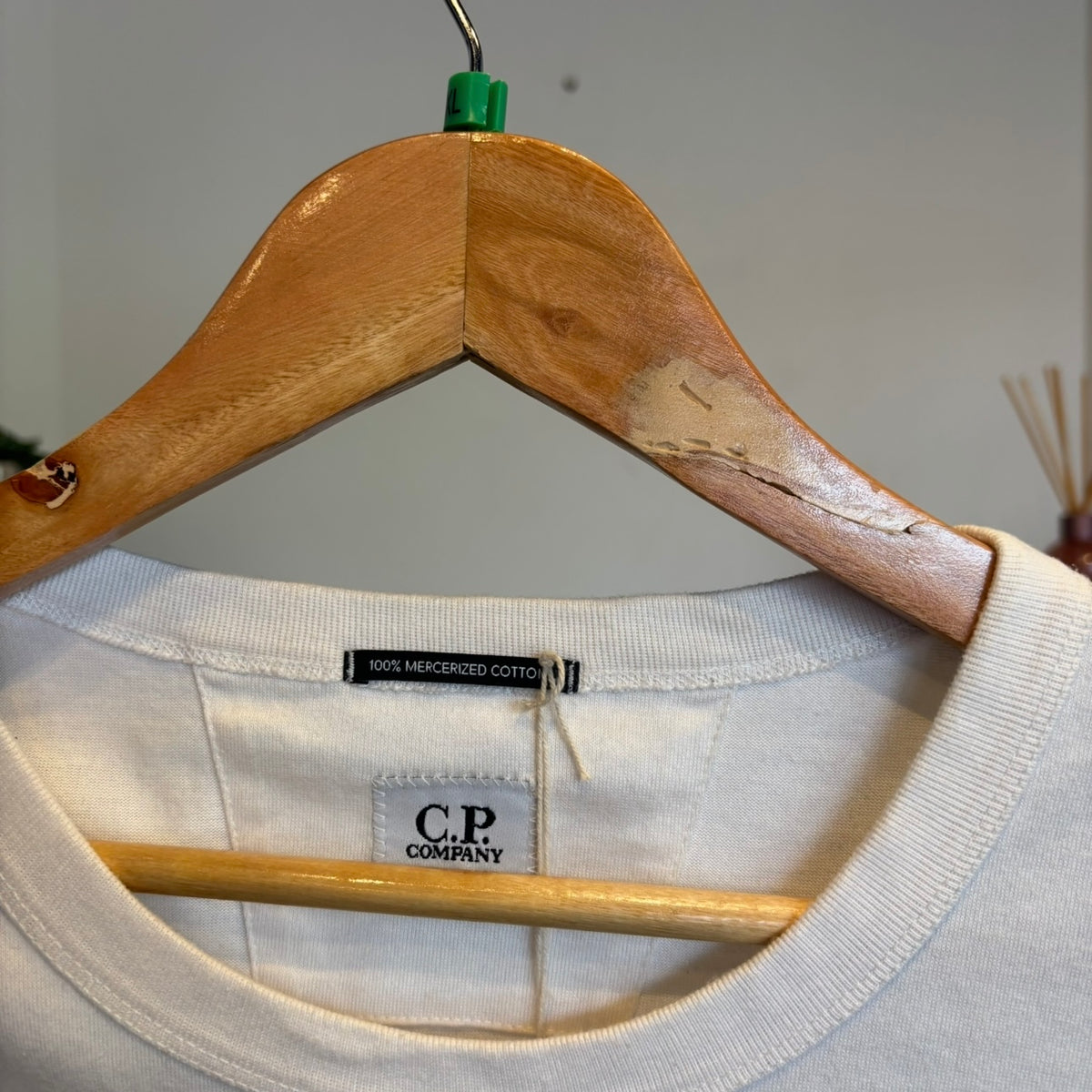 CP Company Embroidered Logo T-Shirt White (XL)