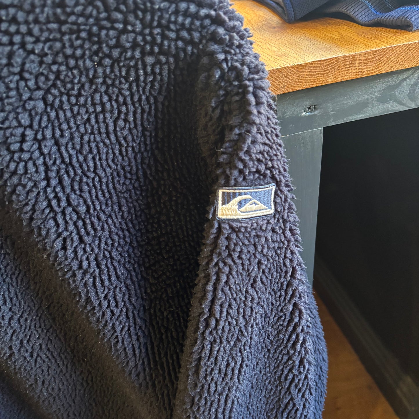 Quiksilver Quarter Zip Fleece Navy (Large)