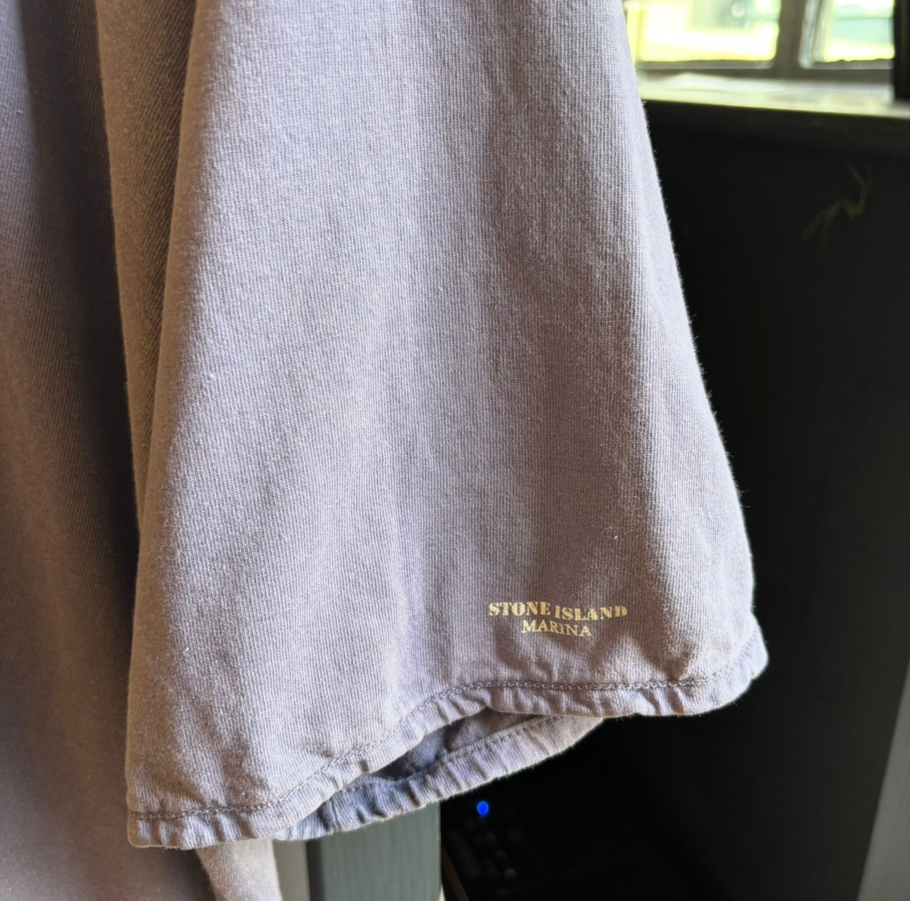 Stone Island Marina S/S 1996 Polo Shirt Blue (XL)