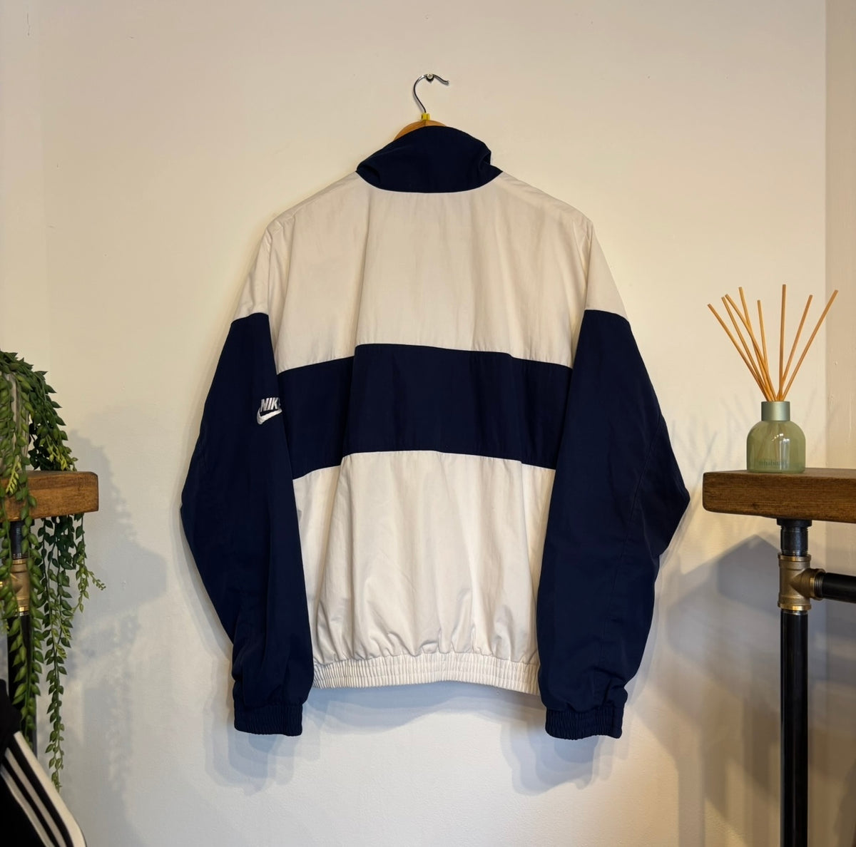 Nike Supreme Court Oversized Track Jacket White/ Blue (Medium)