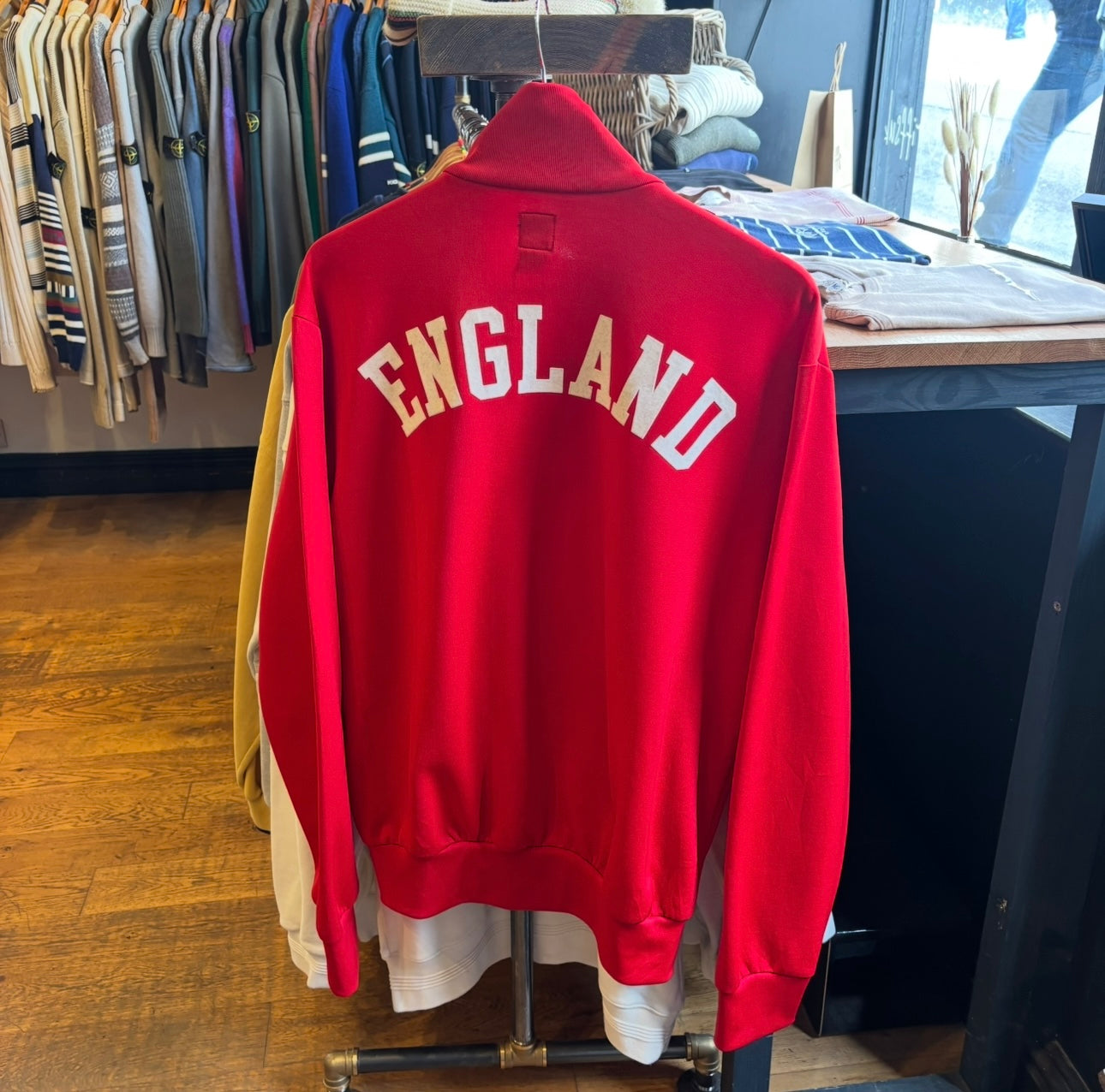 England Adidas 2006 World Cup Track Jacket Red (Large)