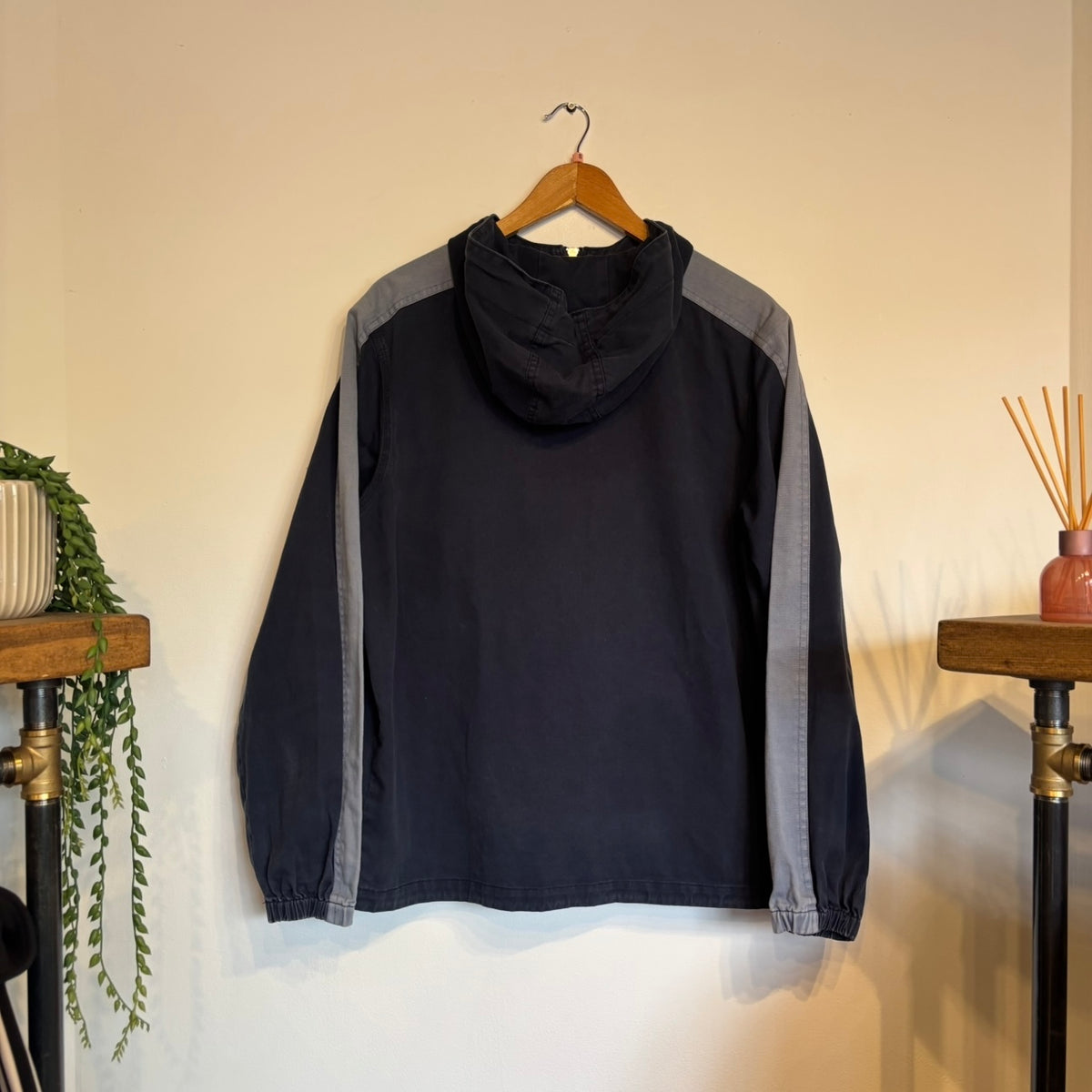 Supreme SS16 Twill Anorak Pullover Jacket Navy (Small)