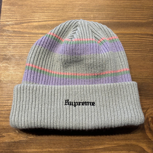 Supreme FW17 Big Stripe Beanie