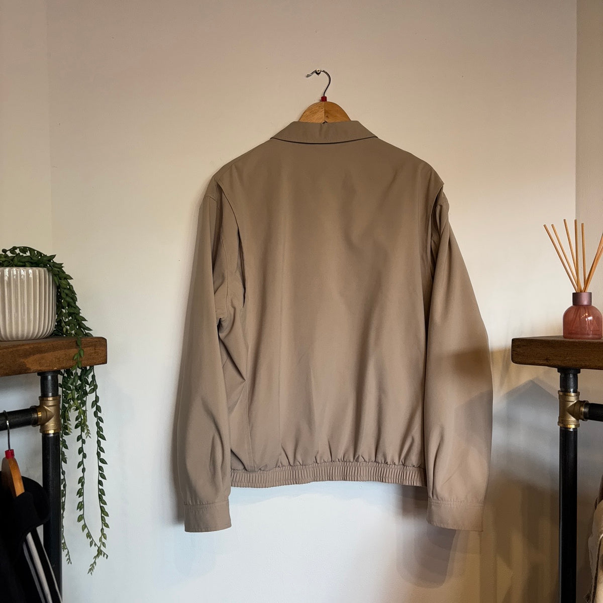 Ralph Lauren Harrington Zip Jacket Beige (Large)