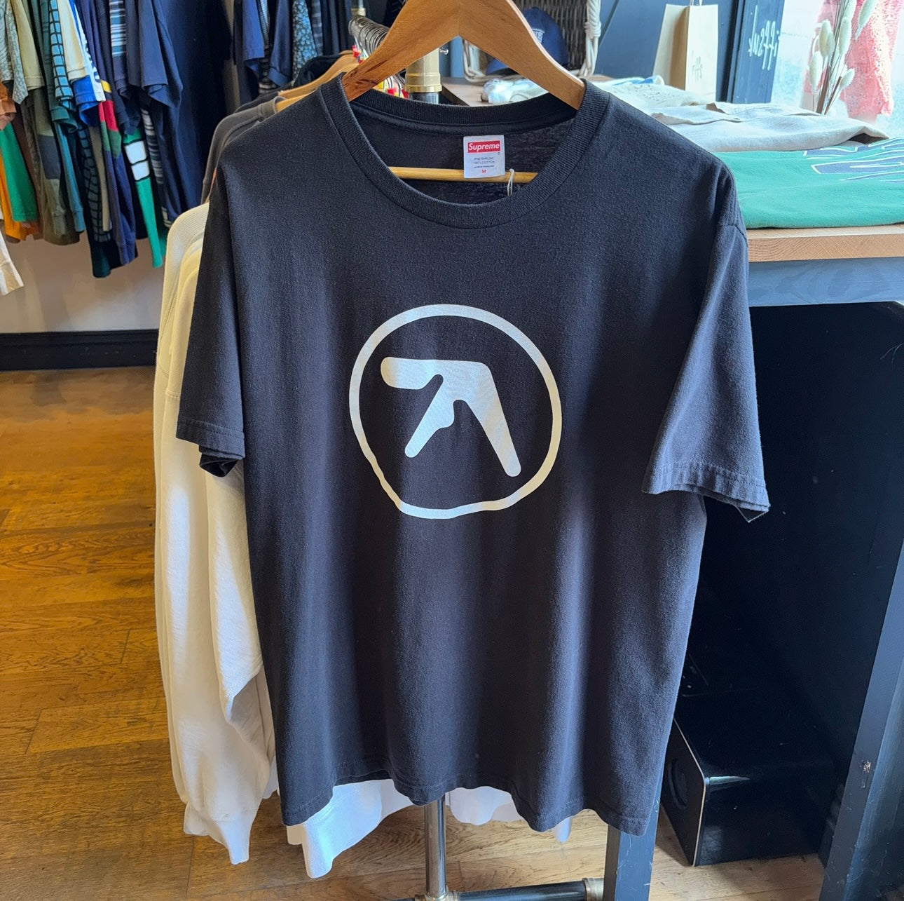 Supreme SS25 Aphex Twin Ambient Works T-Shirt Black (Medium)
