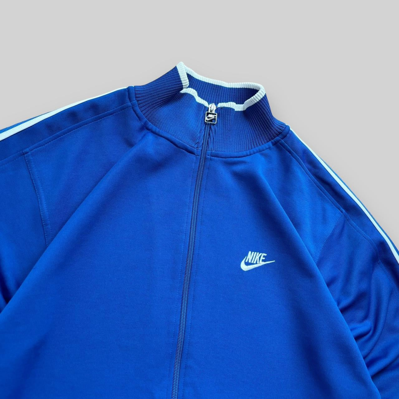 Vintage Y2K Nike Club Zip Up Jacket (Large)