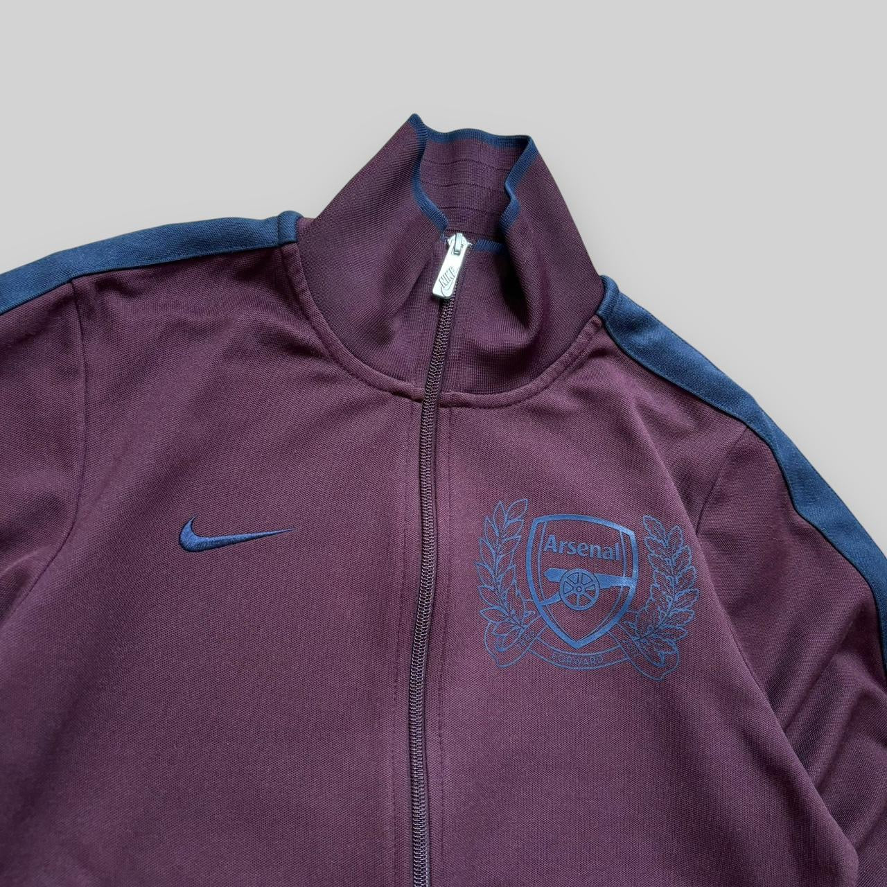 Vintage Arsenal Zip Up Training Jacket (Small)