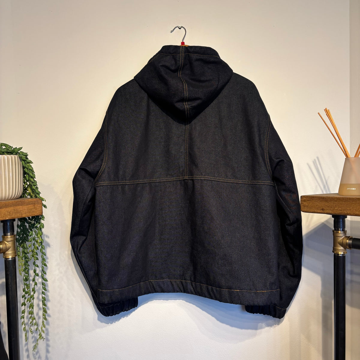 Stussy Insulated Work Jacket Raw Denim (Large)