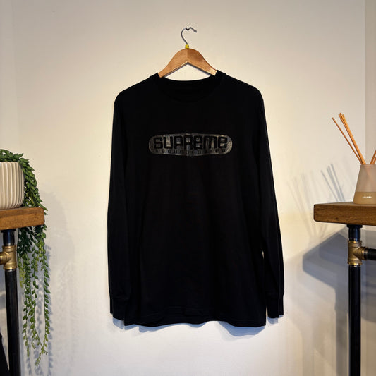 Supreme SS19 Tech Longsleeve T-Shirt Black (Medium)