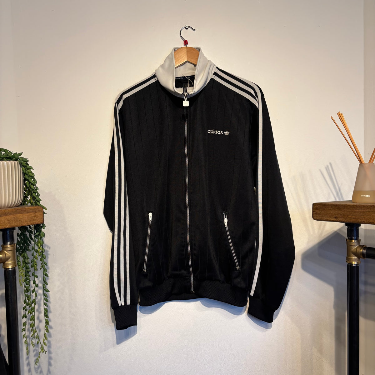 Adidas Beckenbauer Zip Track Jacket Black (Large)