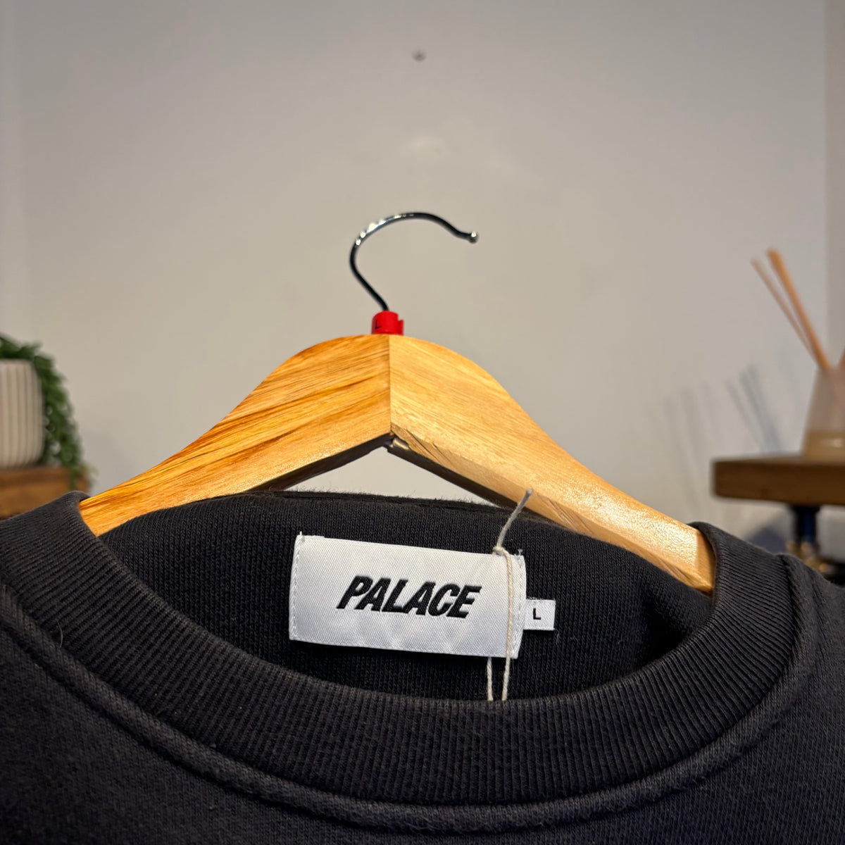 Palace FW20 Alas Crew Sweatshirt Black (Large)