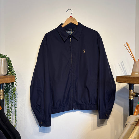Ralph Lauren Harrington Zip Jacket Navy (Large)