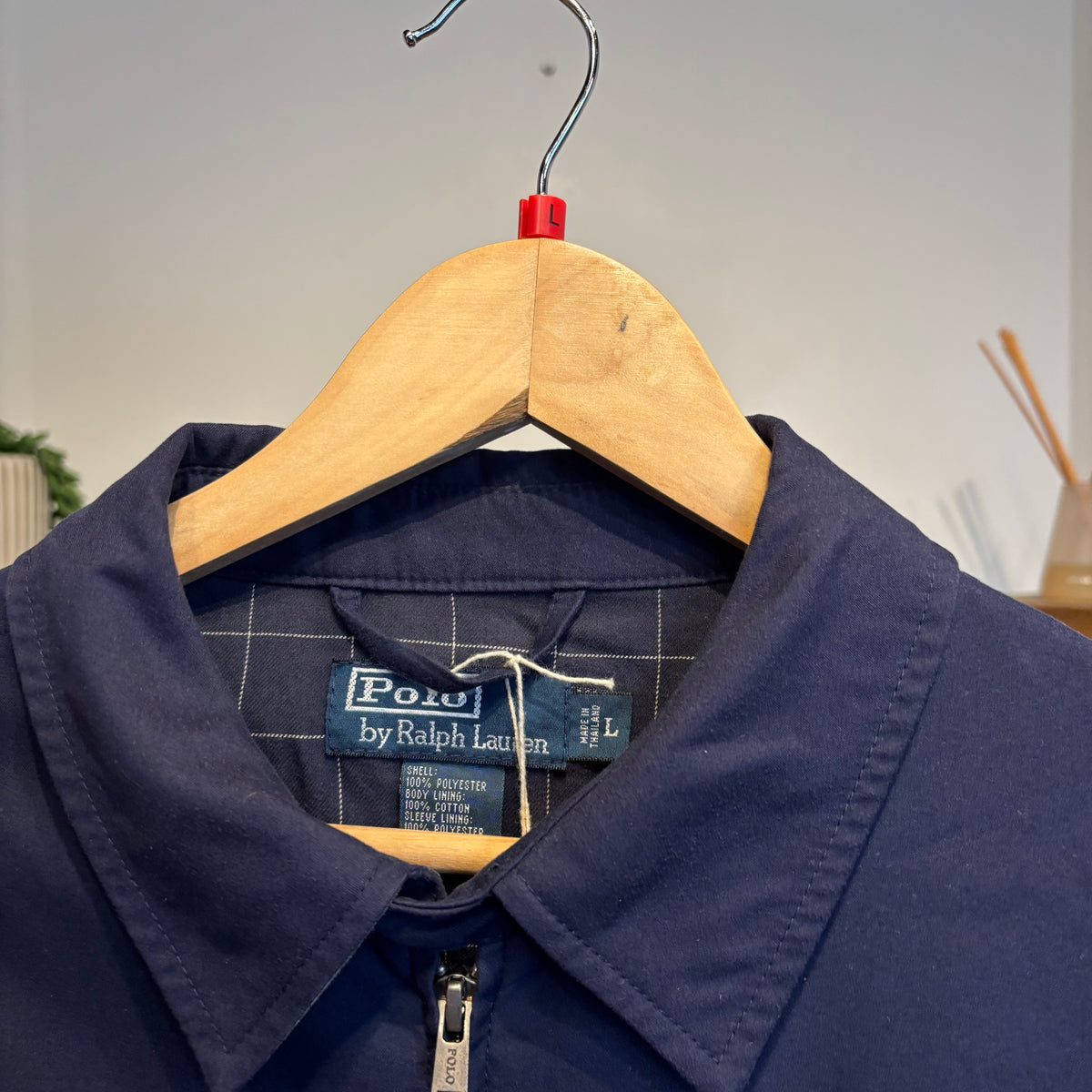 Ralph Lauren Harrington Zip Jacket Navy (Large)