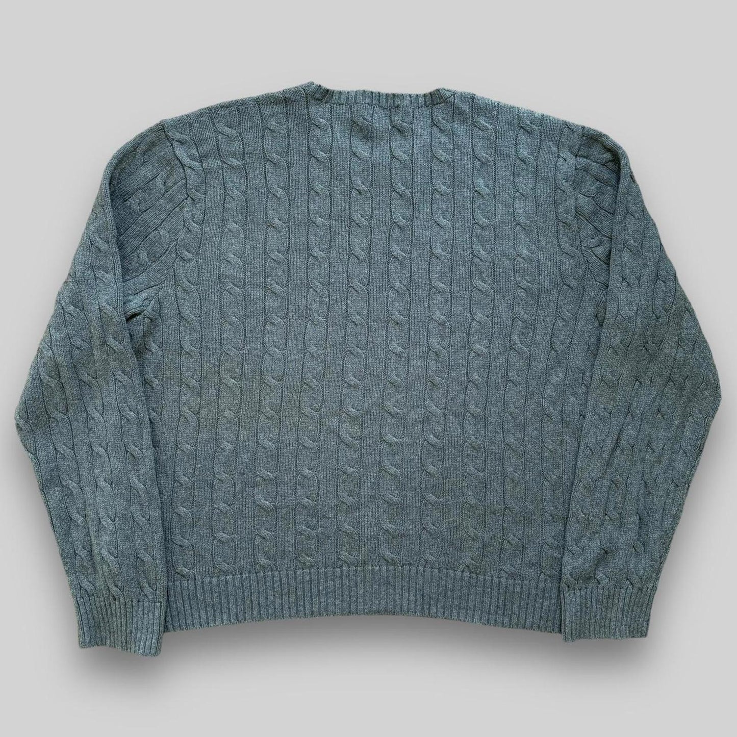 Ralph Lauren Cable Jumper Grey (XXL)