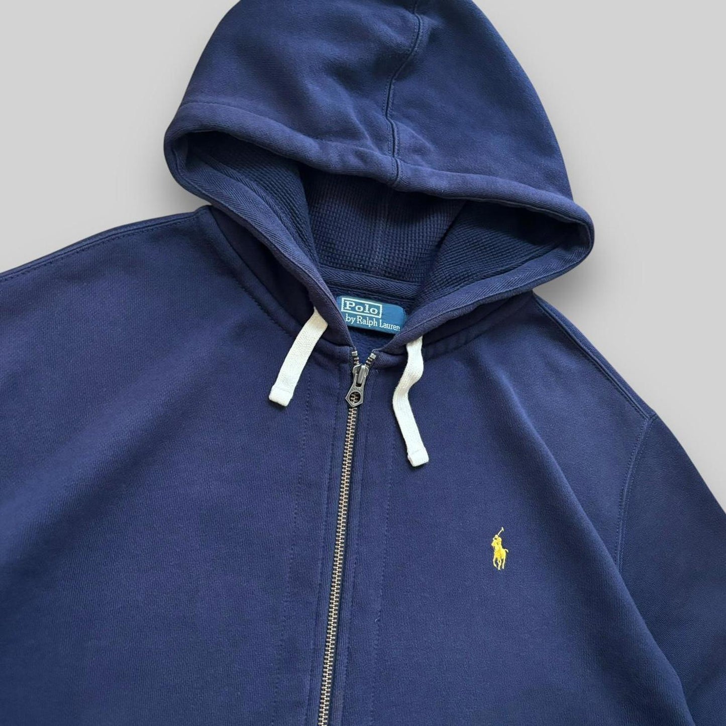 Ralph Lauren Zip Up Hoodie Blue (XXL)