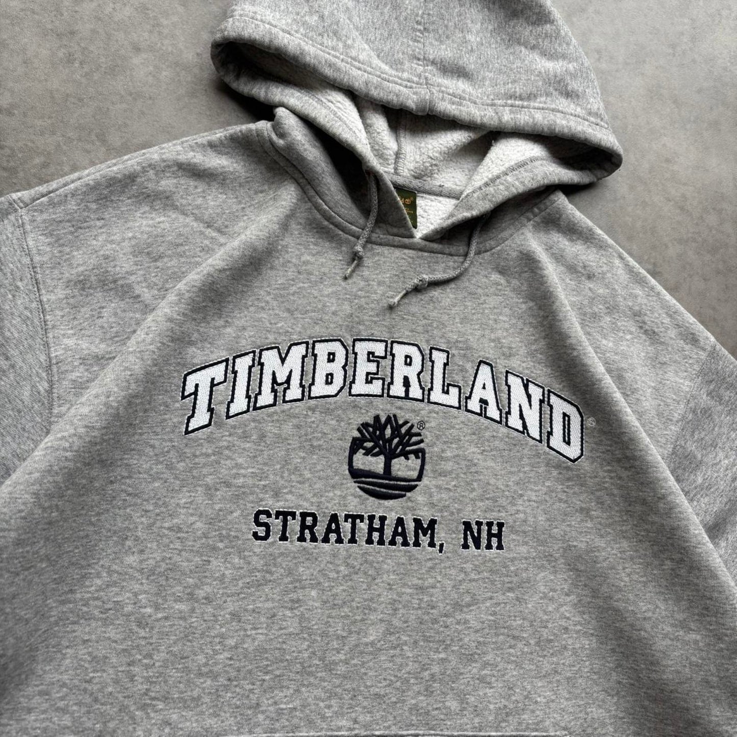 Timberland Spellout Hoodie Grey (Medium)