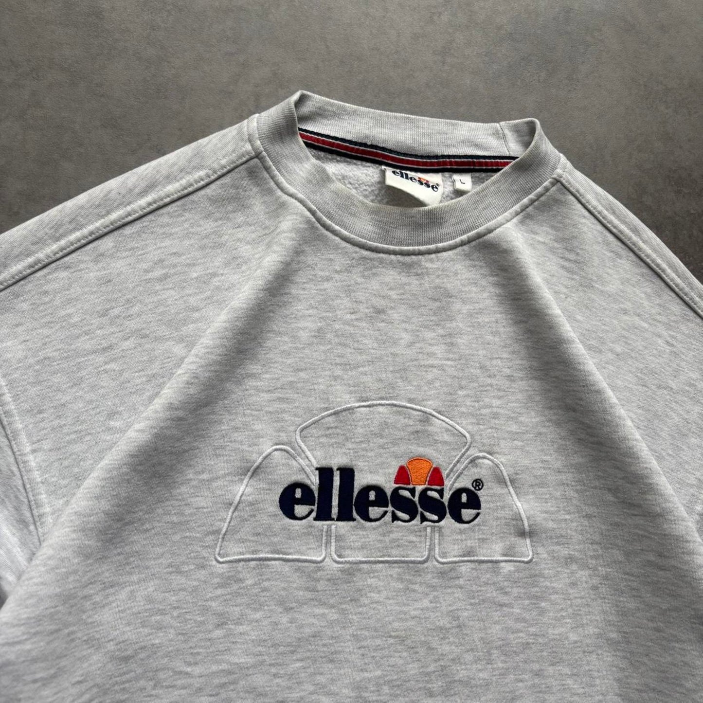 Ellesse Spellout Sweatshirt Grey (Large)