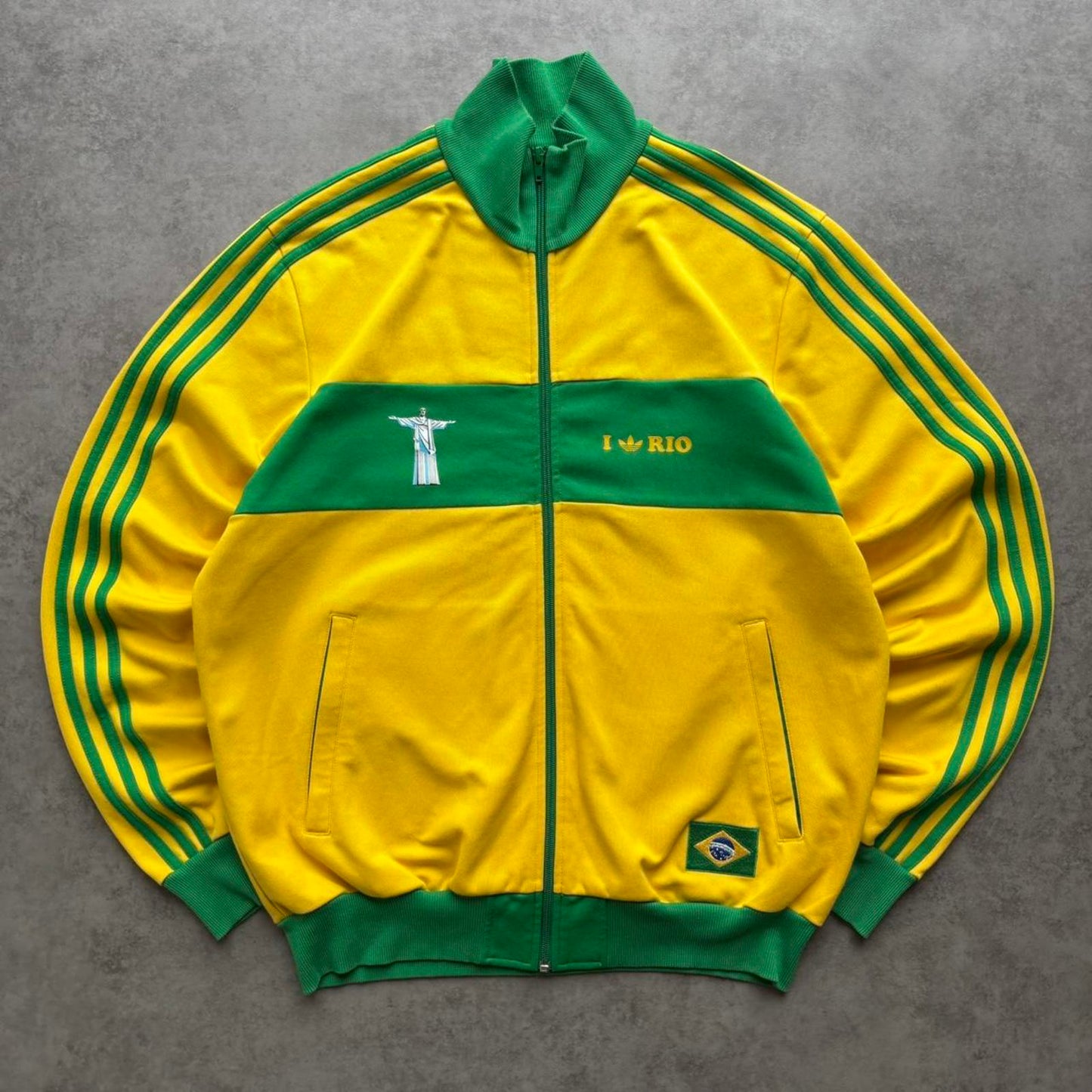 Adidas Brazil Jacket Yellow (XL)